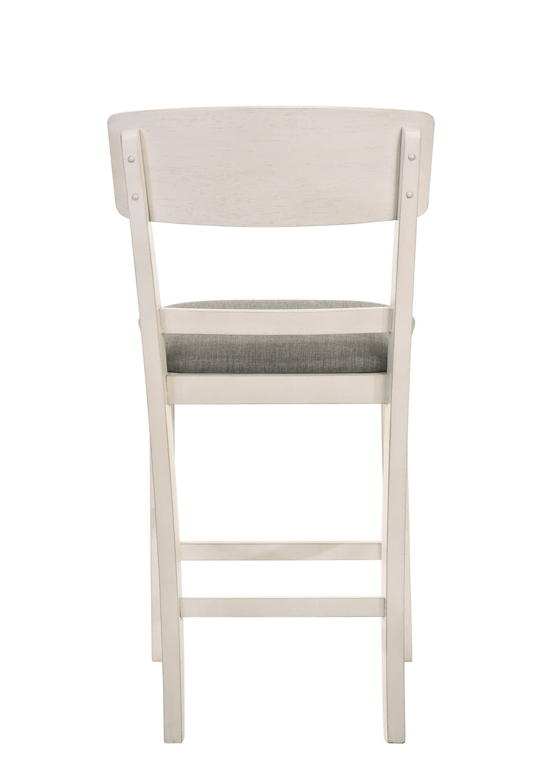 Set of 2 Conner Chalk Grey Counter Height Chairs