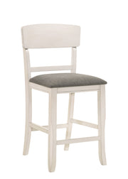 Crownmark Conner Chalk Grey Counter Height Set