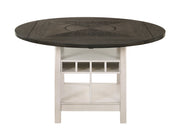 Crownmark Conner Chalk Grey Counter Height Set