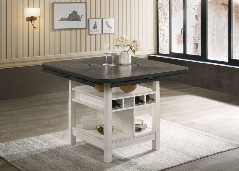 Conner Chalk Grey Counter Height Set