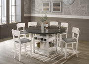 Crownmark Conner Counter Height - Chalk Grey