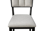 Crownmark Set of 2 Cline Counter Height Chairs - Light Grey