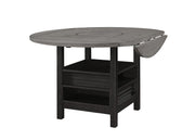 Crownmark Cline Counter Height Table Base - Light Grey