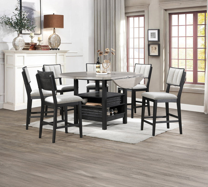 Crownmark Cline Counter Height - Light Grey