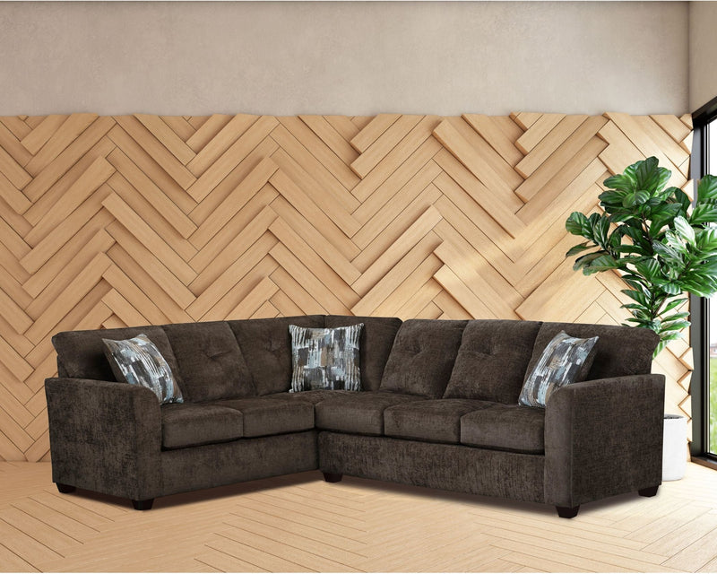 Gerald Sectional - Chocolate