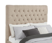 Chloe Upholstered Full Panel Bed Oatmeal - detail 7