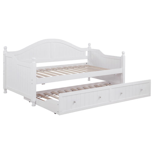 Julie Ann Wood Twin Daybed with Trundle White - alternate view
