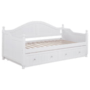 Julie Ann Wood Twin Daybed with Trundle White - detail 3