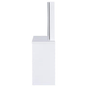 Harvey Vanity Set with Lift-Top Stool White - detail 7
