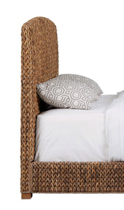Laughton Banana Leaf Queen Panel Bed Amber - detail 3