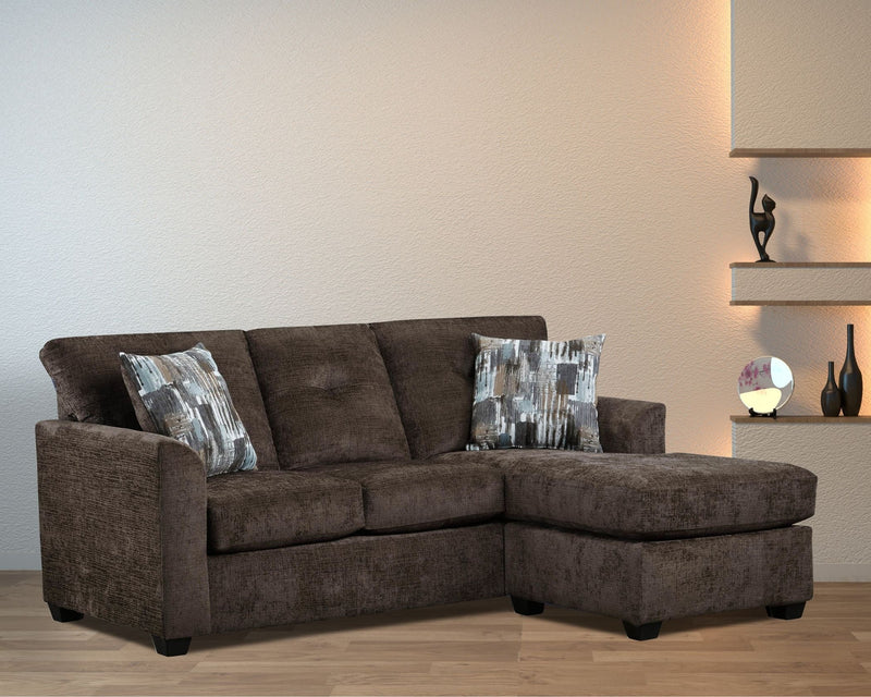Gerald Sectional - Chocolate Chofa