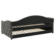 Sadie Upholstered Twin Daybed with Trundle Grey - detail 5