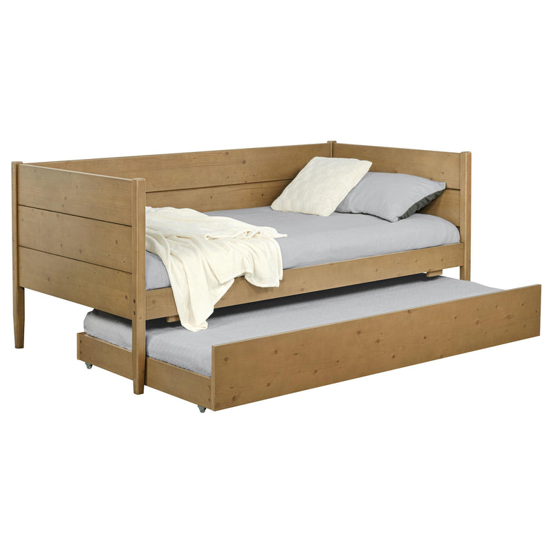 Calinda Wood Twin Daybed With Trundle Natural - detail 3