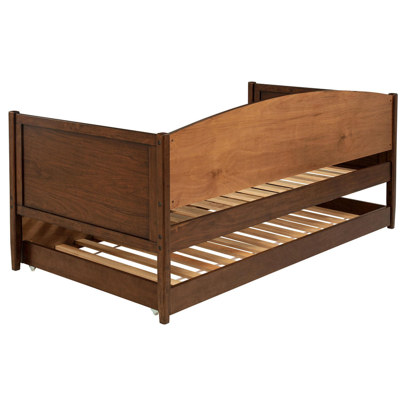 Bozeman Wood Twin Daybed With Trundle Medium Walnut - detail 8