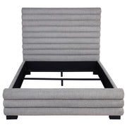 Patricia 58-inch Boucle Upholstered Queen Bed Grey - detail 4
