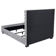Patricia 58-inch Boucle Upholstered Queen Bed Grey - detail 5