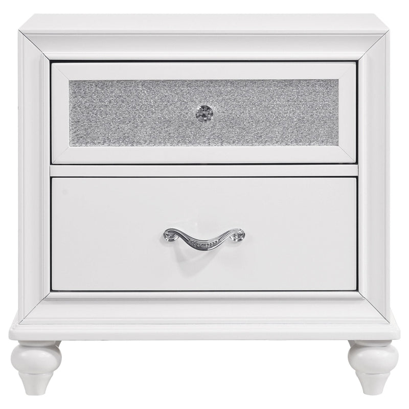 Barzini 5-piece Queen Bedroom Set White - detail 5