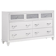Barzini 5-piece Queen Bedroom Set White - detail 7