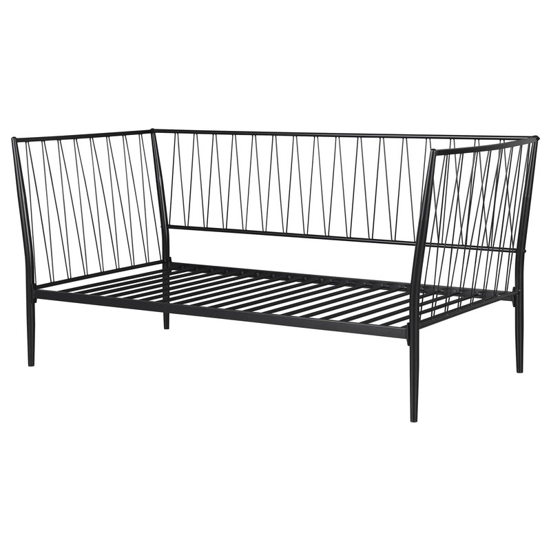 Richland Metal Twin Daybed Bed Frame Matte Black - detail 4