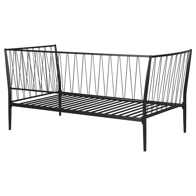 Richland Metal Twin Daybed Bed Frame Matte Black - detail 7
