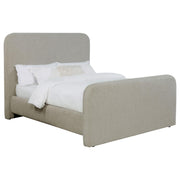 Wren Upholstered Queen Panel Bed Grey - detail 3