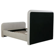 Wren Upholstered Queen Panel Bed Grey - detail 5