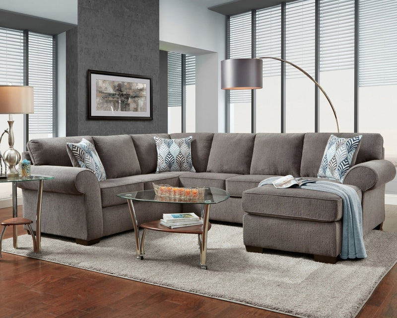 Charisma Smoke Sectional