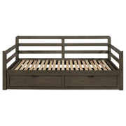 Sorrento 2-drawer Twin XL Daybed with Extension Trundle Grey - detail 5