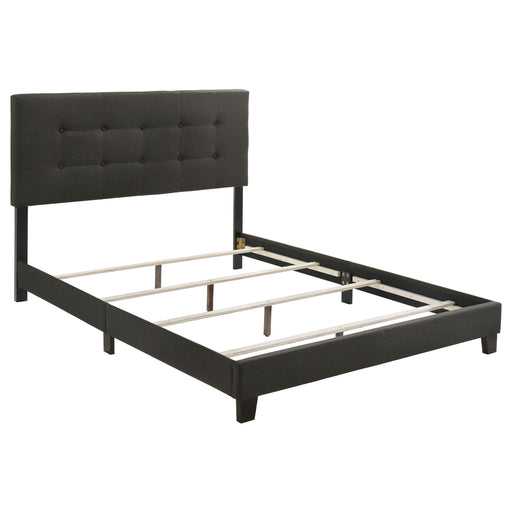 Mapes Upholstered Queen Panel Bed Charcoal - alternate view