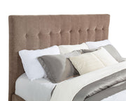 Senna Upholstered Queen Audio Flame Visualizer Bed Brown - detail 7