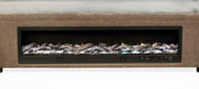 Senna Upholstered Queen Audio Flame Visualizer Bed Brown - detail 8