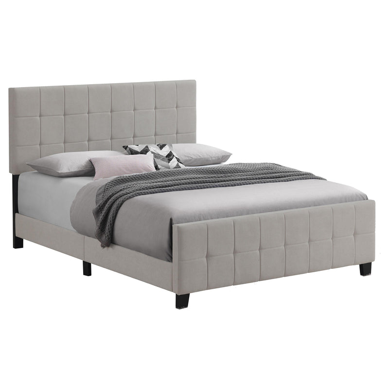 Fairfield Upholstered Eastern King Panel Bed Beige - detail 3
