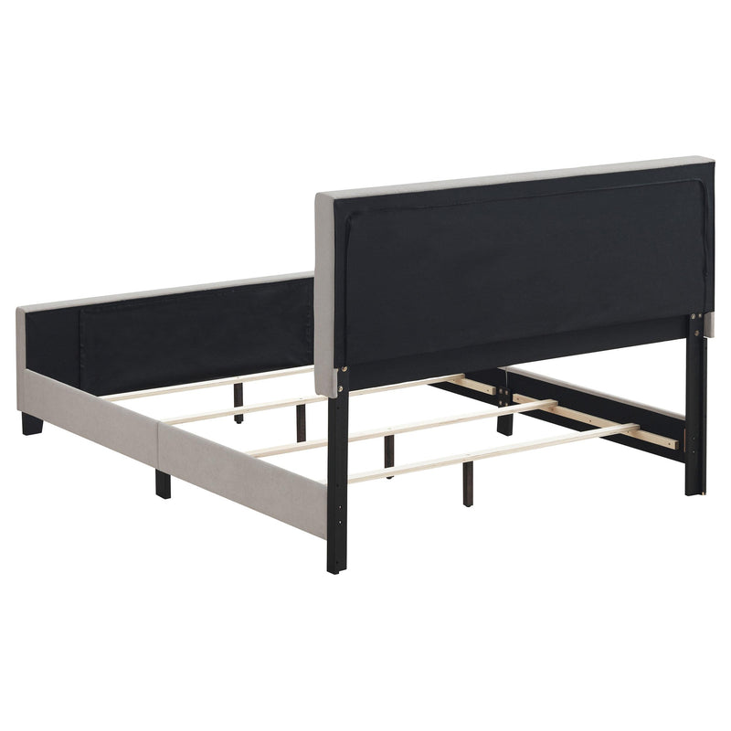 Fairfield Upholstered Eastern King Panel Bed Beige - detail 4