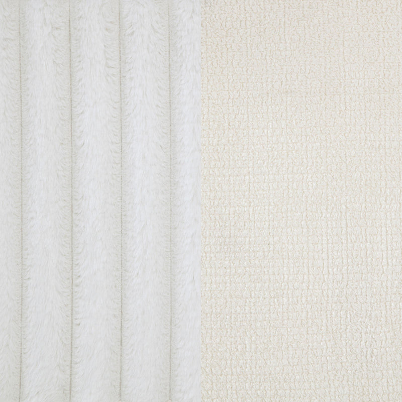 Natasha 65-inch Upholstered Queen Wingback Bed Cream - detail 8