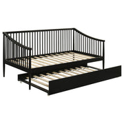 Delgado Windsor Twin Wood Daybed with Trundle Black - alternate view