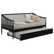 Delgado Windsor Twin Wood Daybed with Trundle Black - detail 3