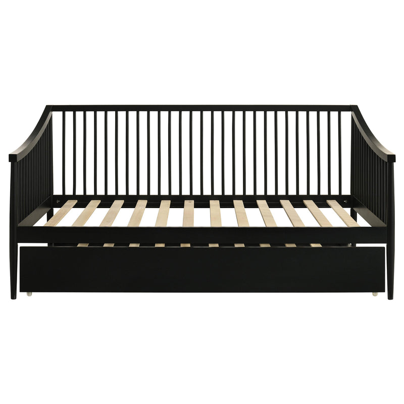 Delgado Windsor Twin Wood Daybed with Trundle Black - detail 4