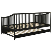 Delgado Windsor Twin Wood Daybed with Trundle Black - detail 5