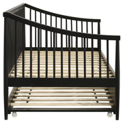 Delgado Windsor Twin Wood Daybed with Trundle Black - detail 6