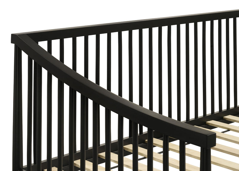 Delgado Windsor Twin Wood Daybed with Trundle Black - detail 7
