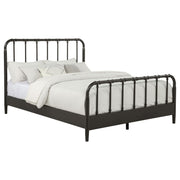Rocco All Wood Water Pipe Open Frame Queen Bed Dark Bronze - detail 3