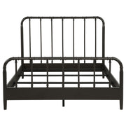 Rocco All Wood Water Pipe Open Frame Queen Bed Dark Bronze - detail 4