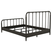 Rocco All Wood Water Pipe Open Frame Queen Bed Dark Bronze - detail 5