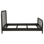 Rocco All Wood Water Pipe Open Frame Queen Bed Dark Bronze - detail 6