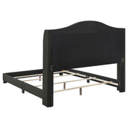 Sonoma Upholstered Queen Wingback Bed Grey - detail 4
