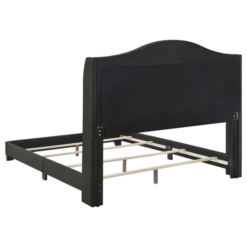 Sonoma Upholstered Queen Wingback Bed Grey - detail 4