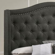 Sonoma Upholstered Queen Wingback Bed Grey - detail 5