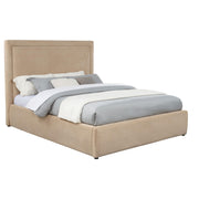 Lawson 54-inch Upholstered Queen Platform Bed Light Saddle - detail 3
