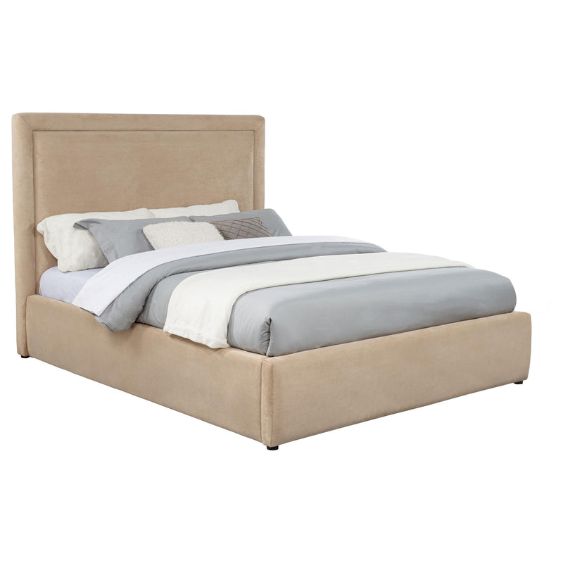 Lawson 54-inch Upholstered Queen Platform Bed Light Saddle - detail 3