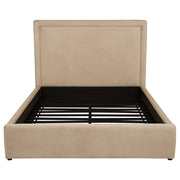 Lawson 54-inch Upholstered Queen Platform Bed Light Saddle - detail 4